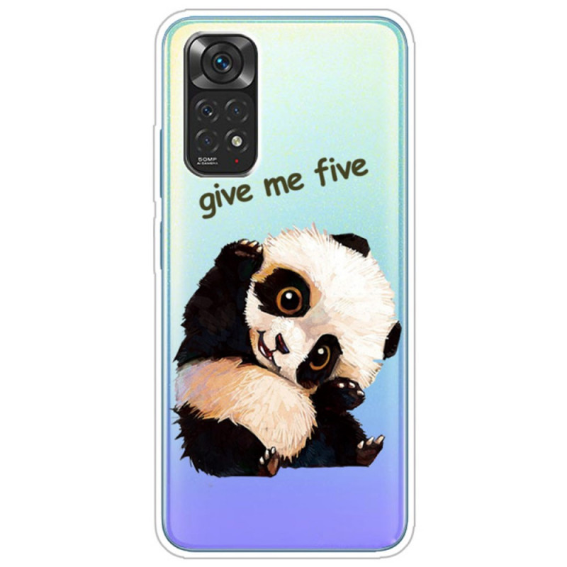 Xiaomi Redmi Note 11 / 11s läpinäkyvä Panda Suojakuori
 Anna minulle viisi