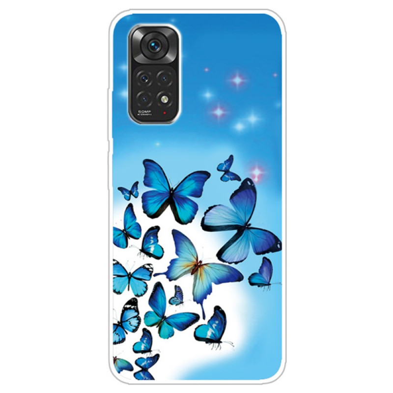 Xiaomi Redmi Note 11 / 11s Suojakuori
 Sininen perhosja

