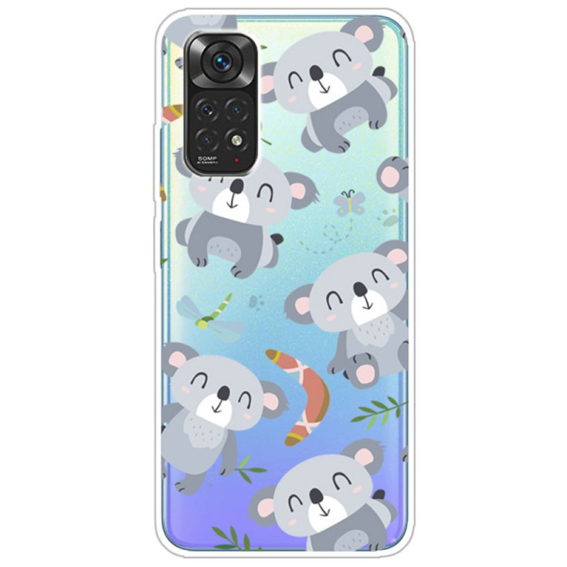 Xiaomi Redmi Note 11 / 11s Pieni Pandas Harmaa Suojakuori
