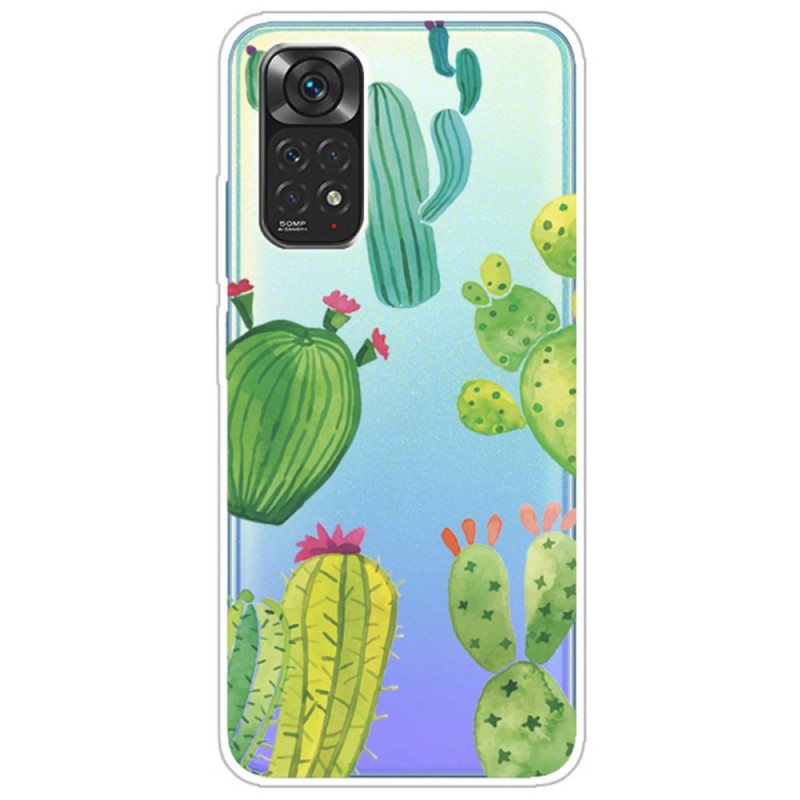 Xiaomi Redmi Note 11 / 11s akvarelli Cactus Suojakuori

