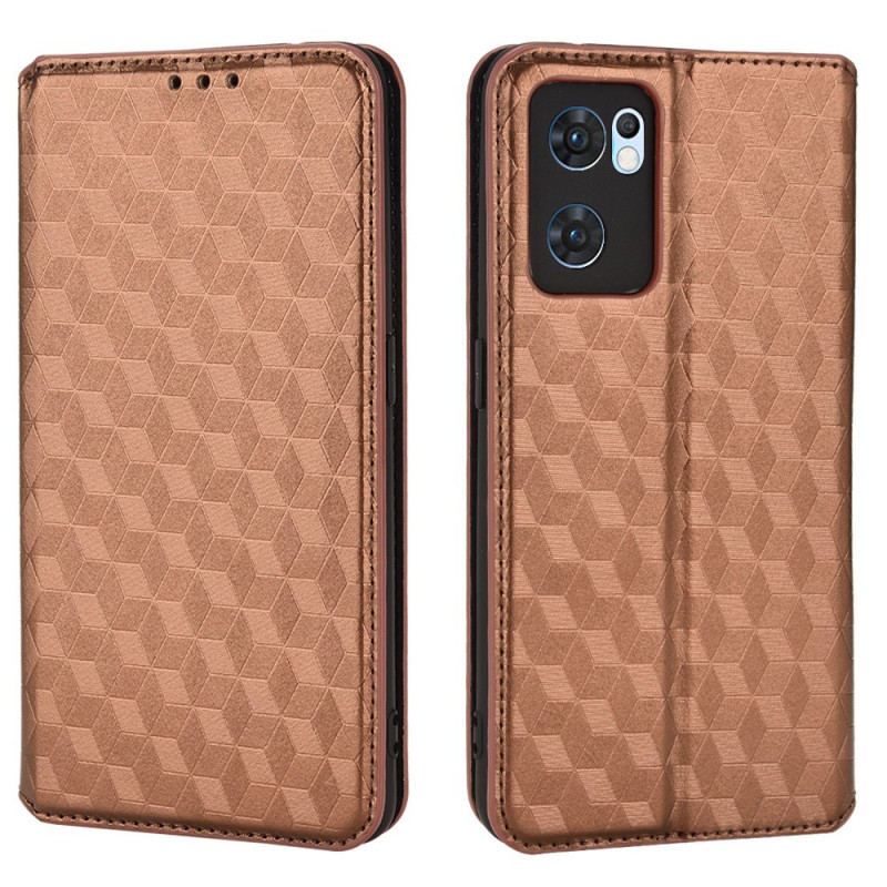 Flip Cover Oppo Find X5 Lite Tekonahka
 Diamond