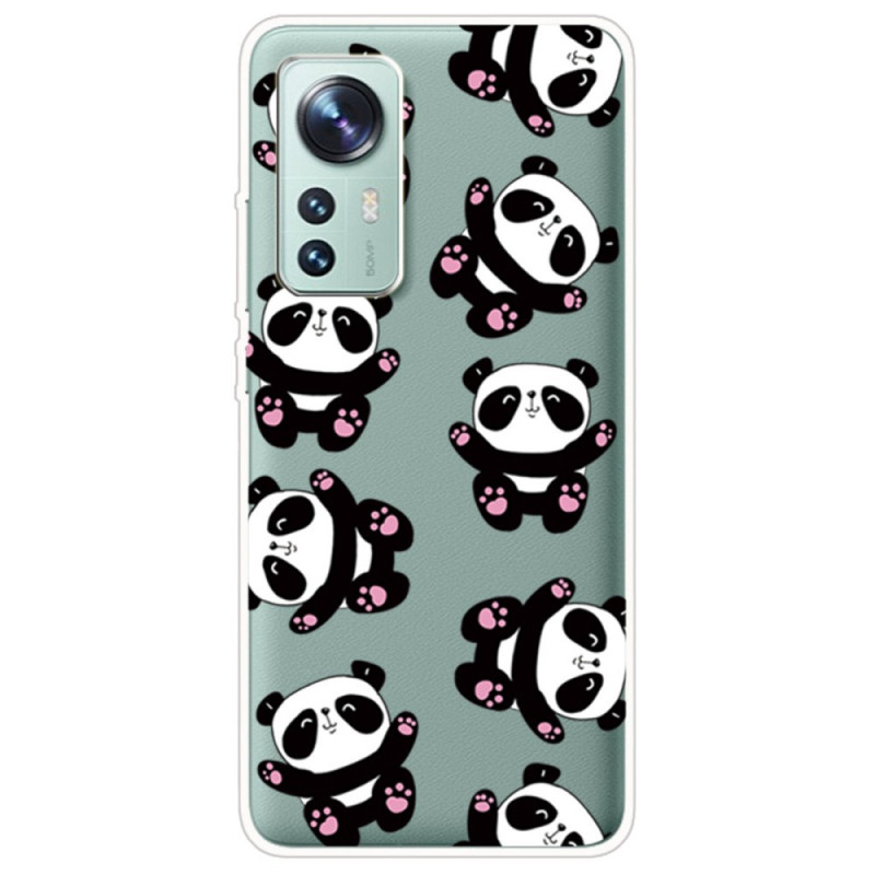 Xiaomi 12 / 12X / 12S Top Pandas Fun Suojakuori
