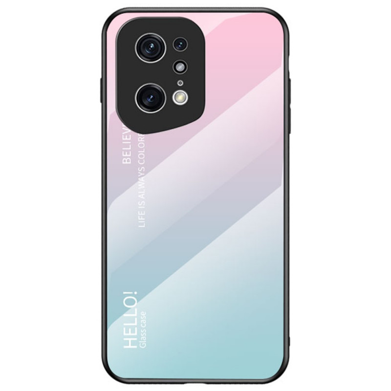 Coque Oppo Find X5 Pro Verre Trempé Hello