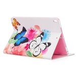 iPad Pro 10,5 tuuman perhonen ja kukka maalattu asia