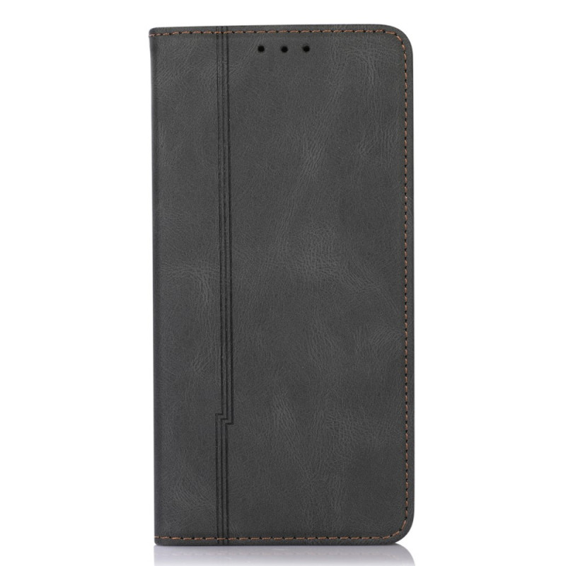 Flip Cover Xiaomi Redmi Note 11 Pro Plus 5G Tyyli
 Nahka linja