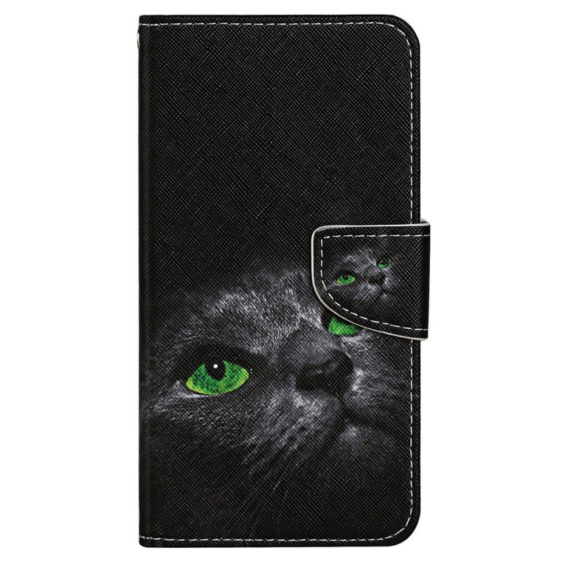 Samsung Galaxy A13 Vihreäsilmäinen kissa kantolenkki
n suojakuori
