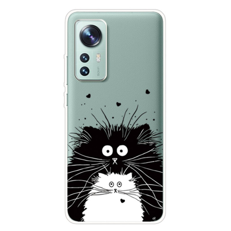 Xiaomi 12 Pro Silikoni Suojakuori
 Cats Musta ja valkoinen