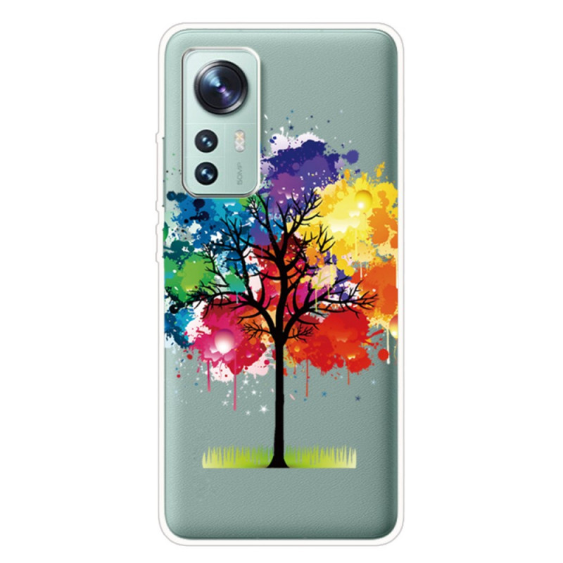 Xiaomi 12 Pro Silikoni Suojakuori
 värillinen puu