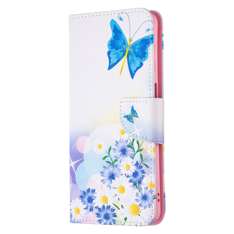 Suojakuori
 Samsung Galaxy M52 5G Perhonen ja kukat