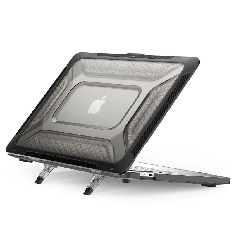 MacBook Pro 13" (2020) Suojakuori
 läpikuultava, jossa on irrotja
tavat jalat