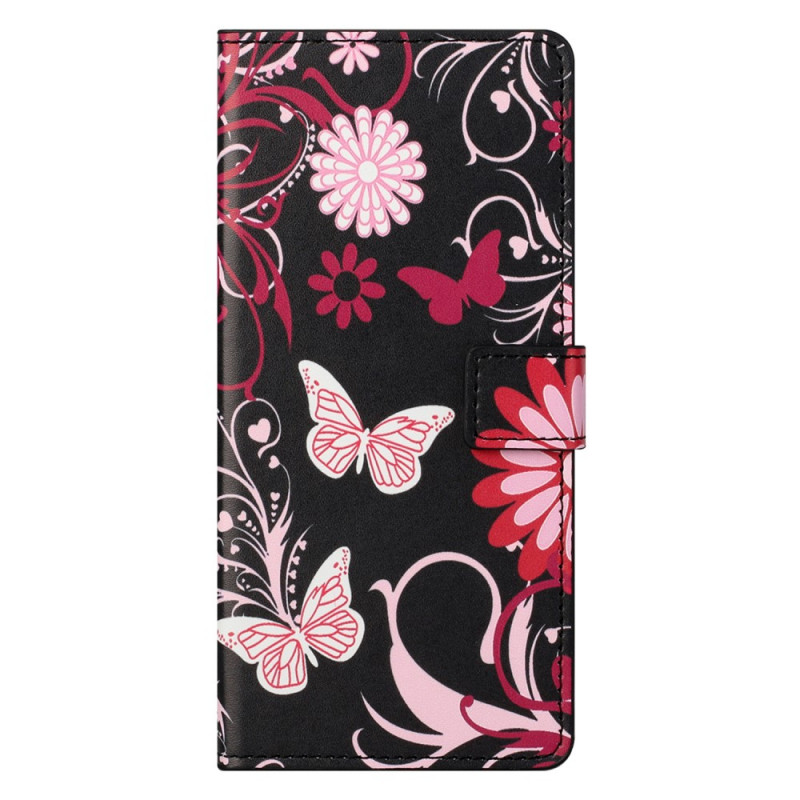 OnePlus Nord CE 2 5G Suojakuori
 Kukat ja perhosja
