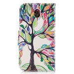 Kotelo Samsung Galaxy J5 2017 Värillinen puu