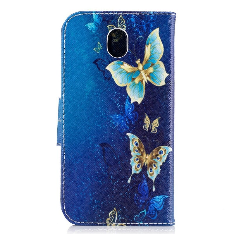 Samsung Galaxy J7 2017 Case Perhosia yössä