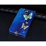 Samsung Galaxy J7 2017 Case Perhosia yössä