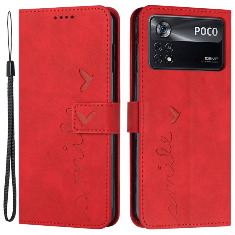 Poco X4 Pro 5G Smile kantolenkki
-suojakuori
