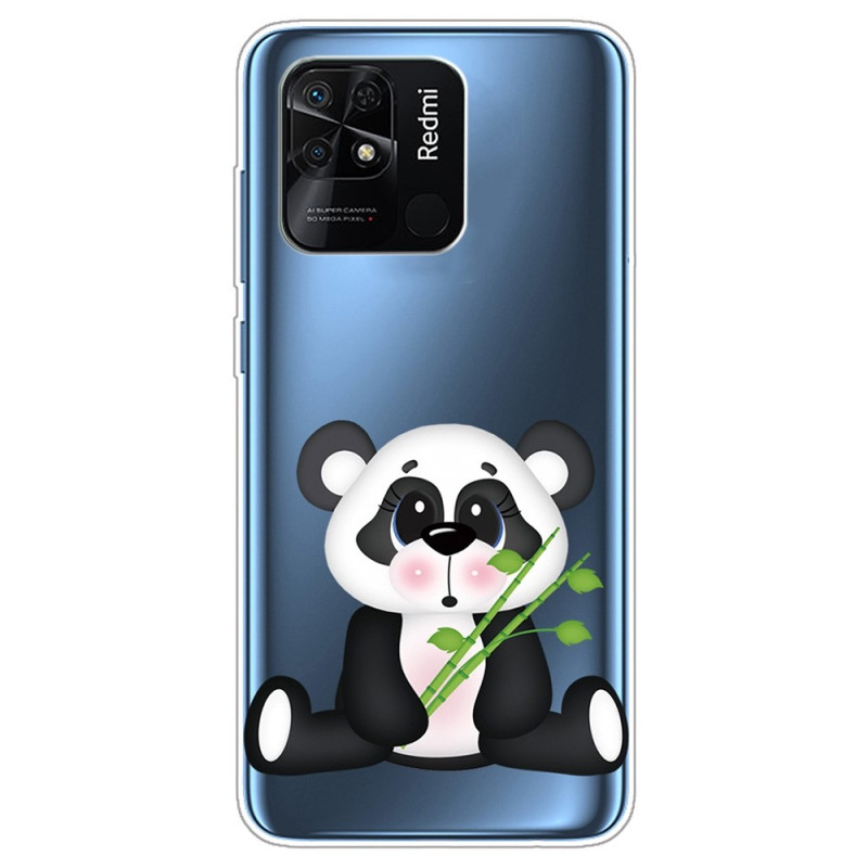 Xiaomi Redmi 10C läpinäkyvä Panda Suojakuori

