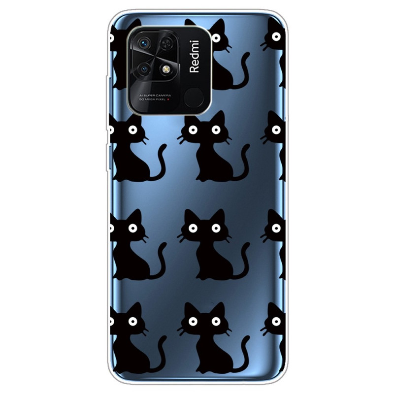 Xiaomi Redmi 10C Funny Cats Suojakuori
