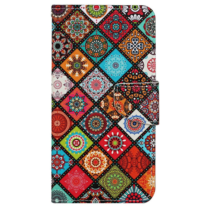 Xiaomi Redmi 10C Patchwork kantolenkki
 suojakotelo
