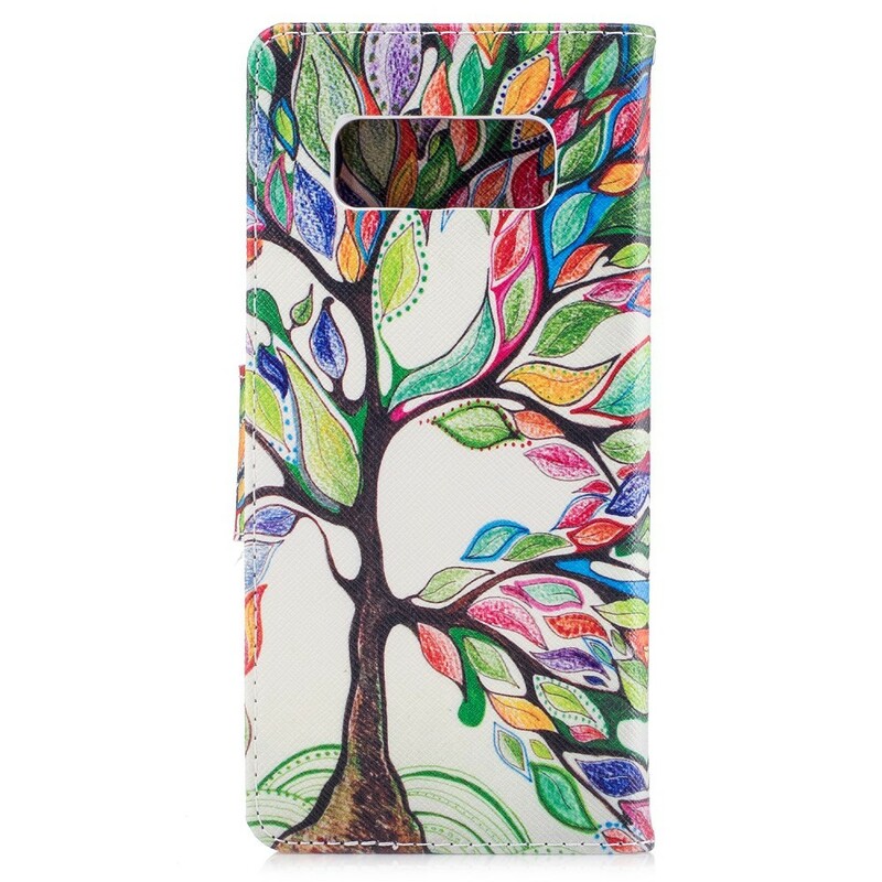 Kotelo Samsung Galaxy Note 8 värikäs puu
