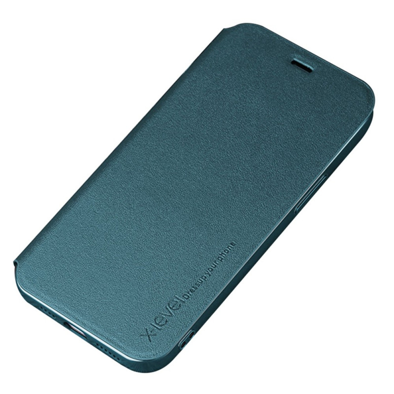 Flip Cover iPhone 14 Simili Cui X-taso