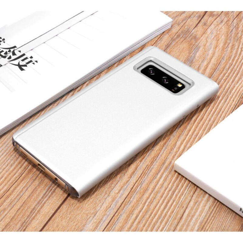 Flip Cover Samsung Galaxy Note 8 peili ja nahka vaikutus