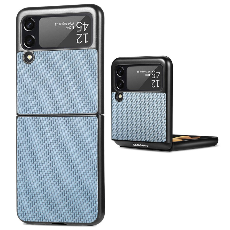 Samsung Galaxy Z Flip 4 teksturoitu hiilikuitu Suojakuori

