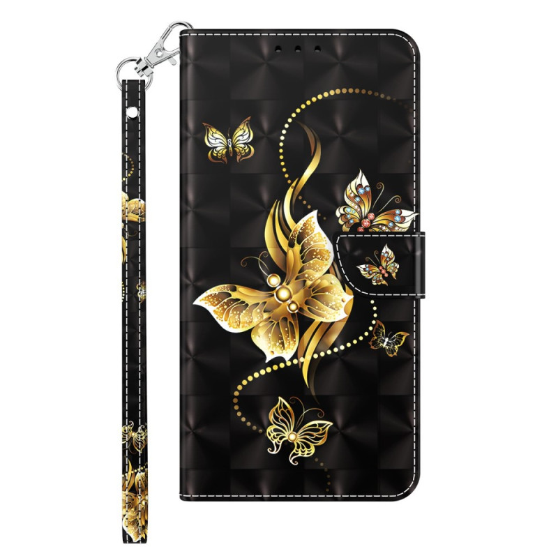 iPhone 14 Pro Gold perhosja
 kantolenkki
 Suojakuori
