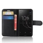 Sony Xperia XZ1 Compact Retro keinonahkakotelo Sony Xperia XZ1 Compact Retro keinonahkakotelo