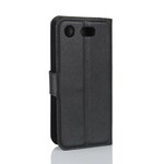 Sony Xperia XZ1 Compact Retro keinonahkakotelo Sony Xperia XZ1 Compact Retro keinonahkakotelo