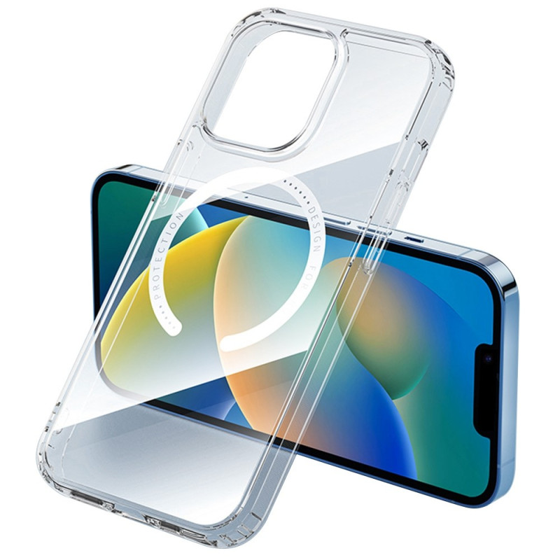 iPhone 14 Plus läpinäkyvä suojakuori
 yhteensopiva MagSafe ROOKin kanssa