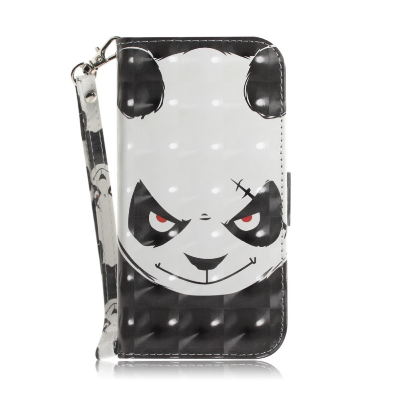 iPhone 14 Plus Vihainen Panda kantolenkki
n suojakuori
