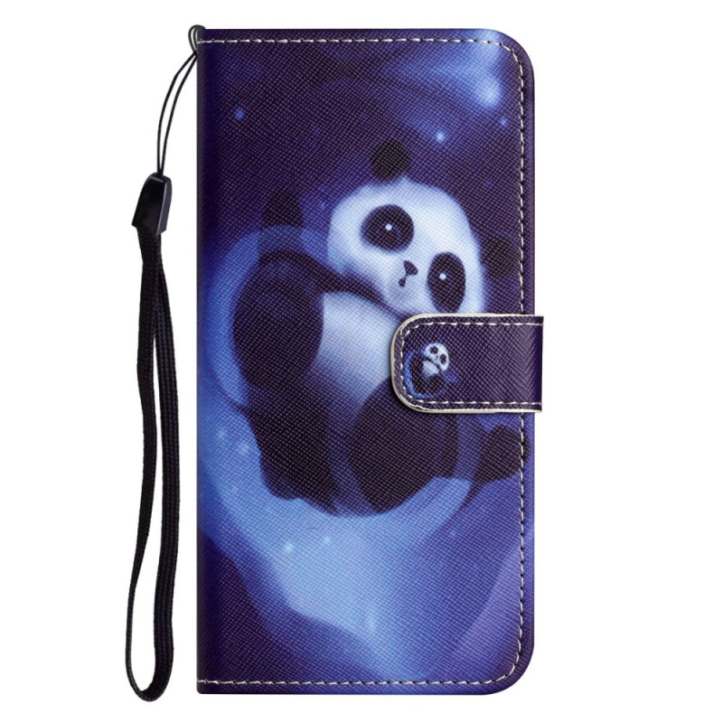 iPhone 14 Plus Panda avaruudessa kantolenkki
n suojakotelo
