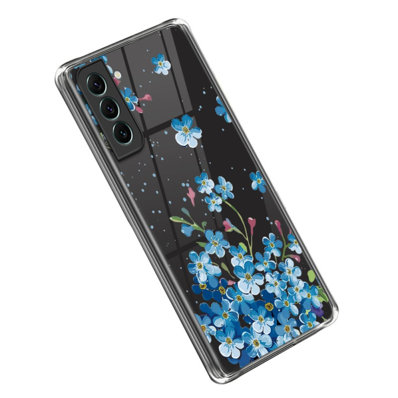 Samsung Galaxy S23 5G Sinisja
 kukat Suojakuori
