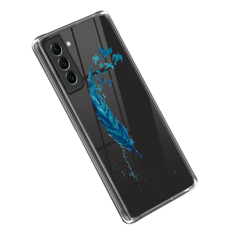 Samsung Galaxy S23 5G Läpinäkyvä
 Suojakuori
 Sininen Höyhen
