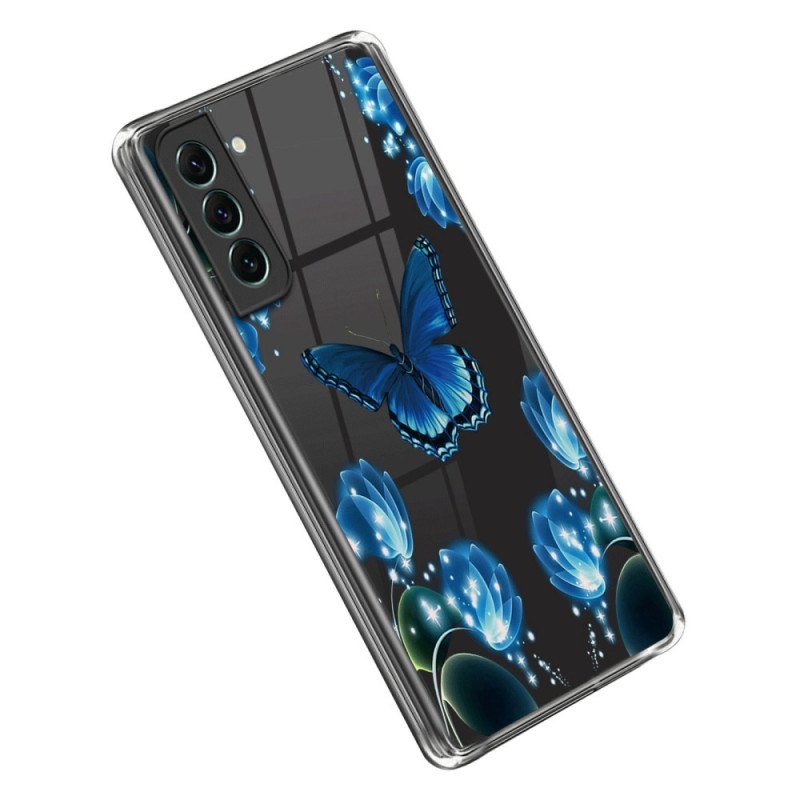 Samsung Galaxy S23 Plus 5G Sininen perhosja
 Suojakuori
