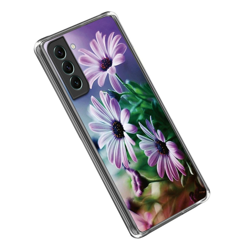 Samsung Galaxy S23 Plus 5G silikonisuojus kukkainen