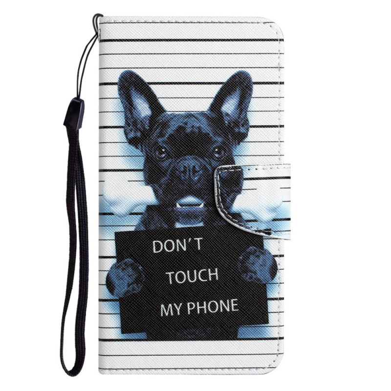Samsung Galaxy S23 Plus 5G Koira
 Suojakuori
 Älä koske puhelimeeni kantolenkki
n kanssa