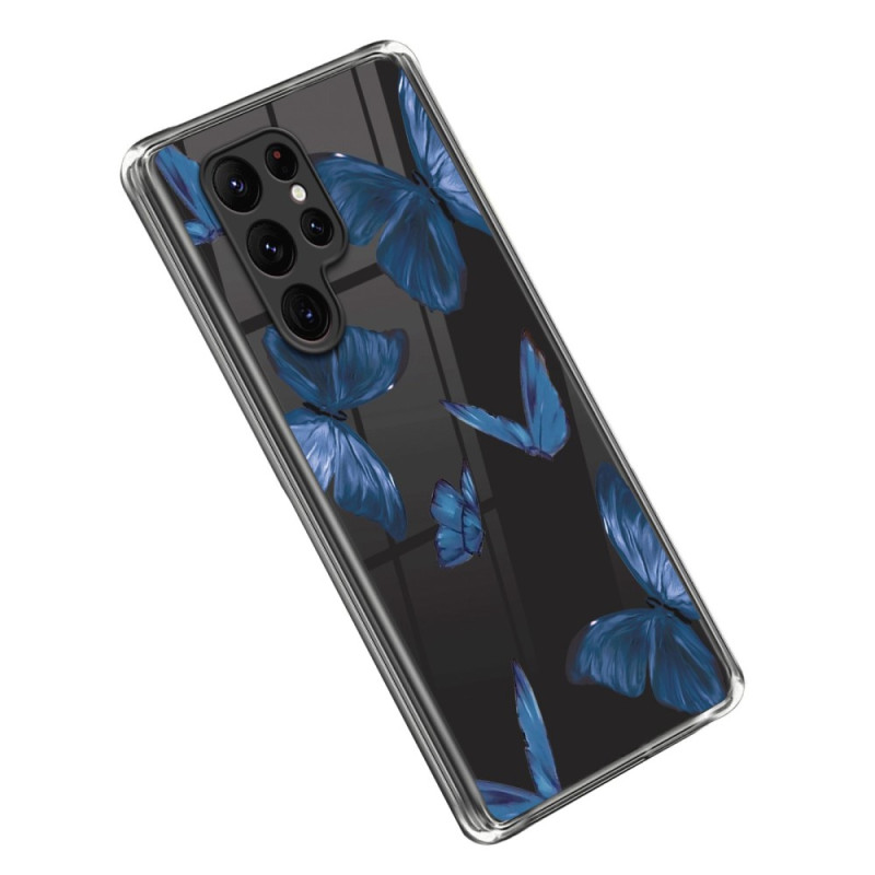 Samsung Galaxy S23 Ultra 5G Sininen perhosja
 Suojakuori
