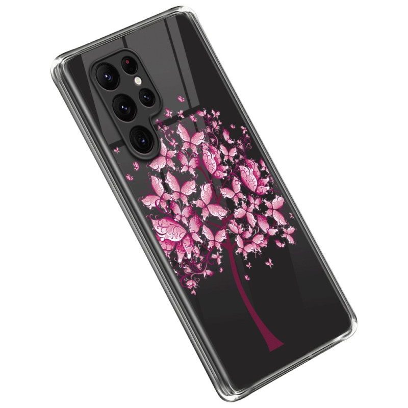 Samsung Galaxy S23 Ultra 5G Puu
 Suojakuori
 vaaleanpunainen