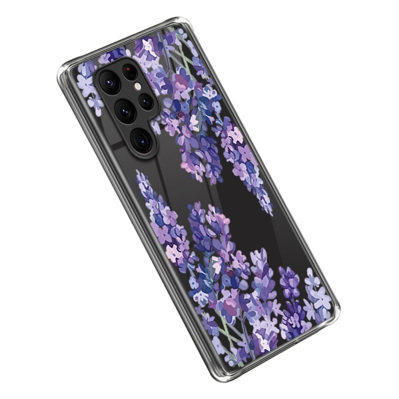 Samsung Galaxy S23 Ultra 5G Kirkas suojakuori
 violja
ti kukkia
