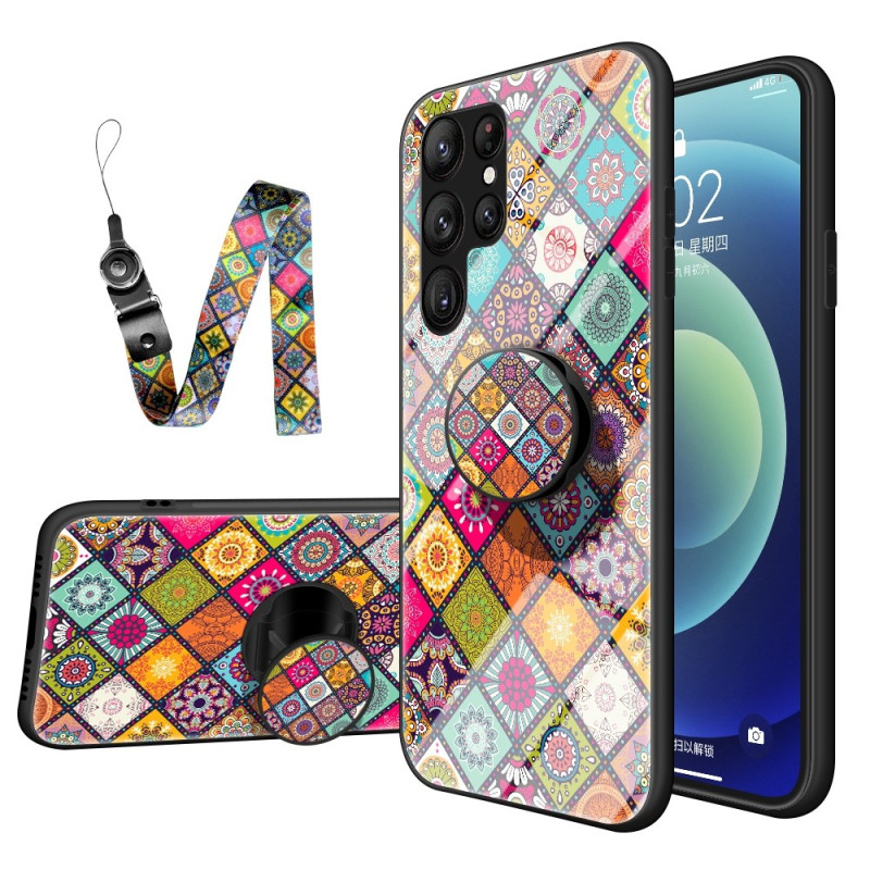 Samsung Galaxy S23 Ultra 5G Patchwork Suojakuori
