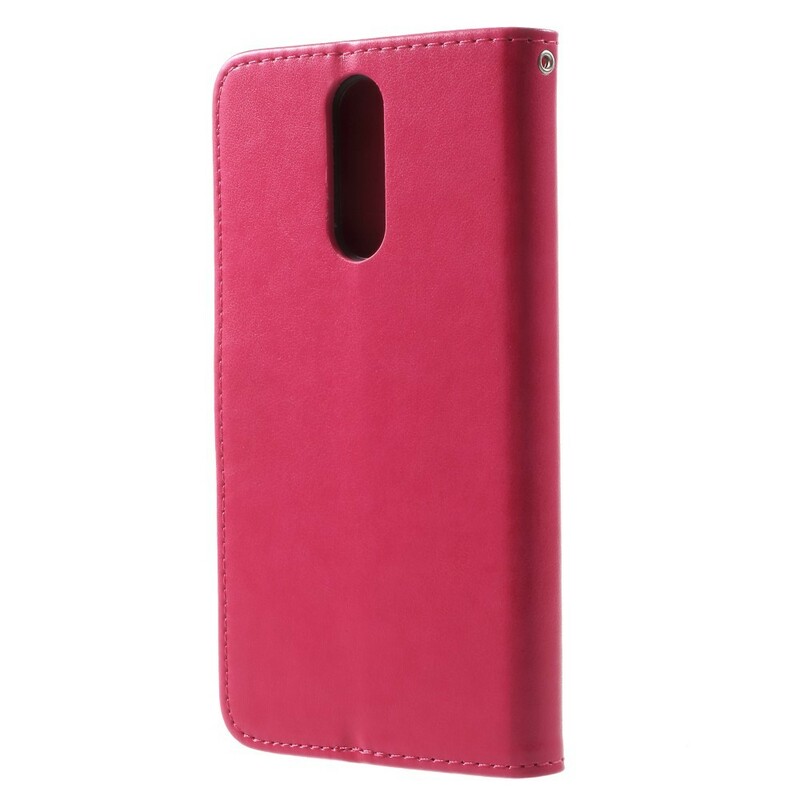 Kotelo Huawei Mate 10 Lite Perhoset ja kukat hihnalla