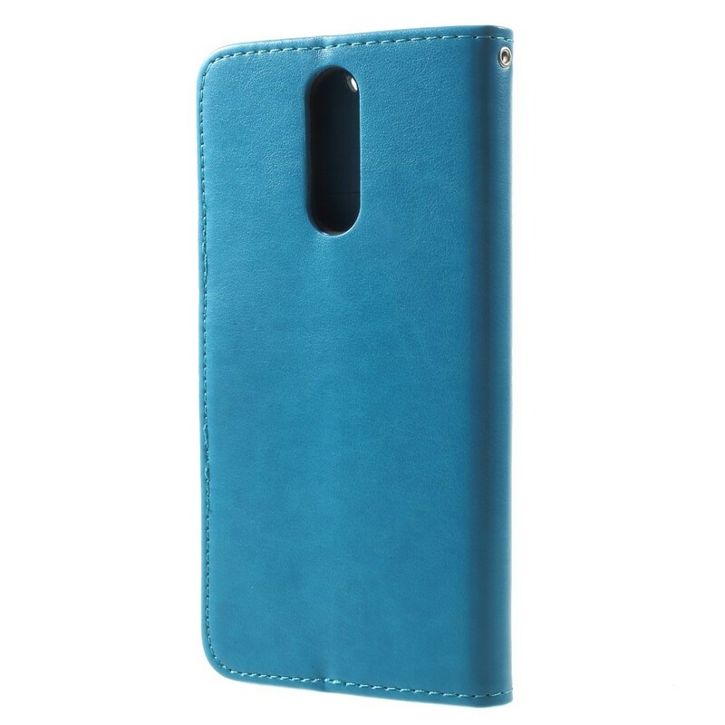 Kotelo Huawei Mate 10 Lite Perhoset ja kukat hihnalla