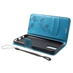 Kotelo Huawei Mate 10 Lite Perhoset ja kukat hihnalla