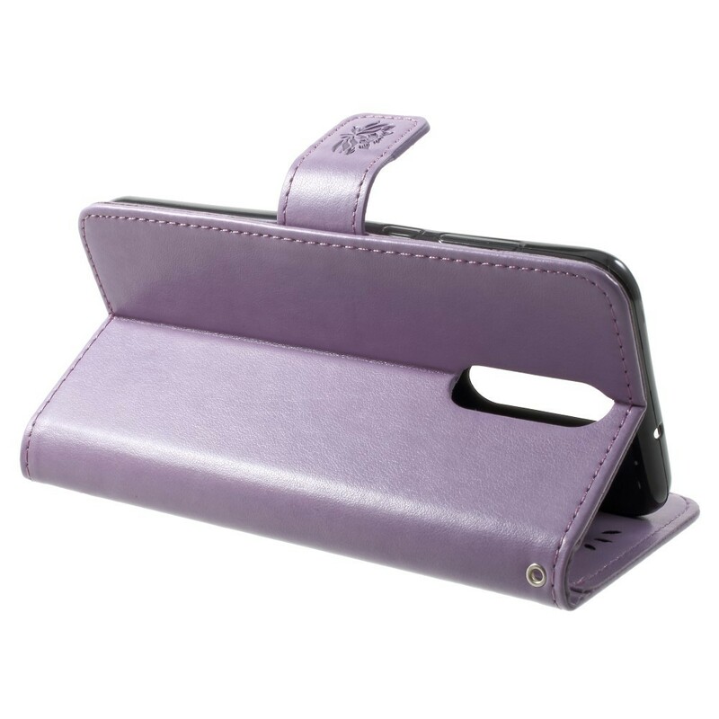 Kotelo Huawei Mate 10 Lite Perhoset ja kukat hihnalla