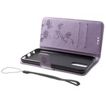 Kotelo Huawei Mate 10 Lite Perhoset ja kukat hihnalla