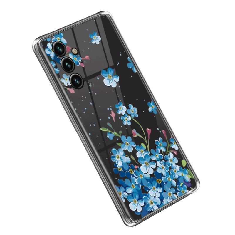 Samsung Galaxy A14 5G / A14 Läpinäkyvä
 Suojakuori
 Sinisja
 kukat