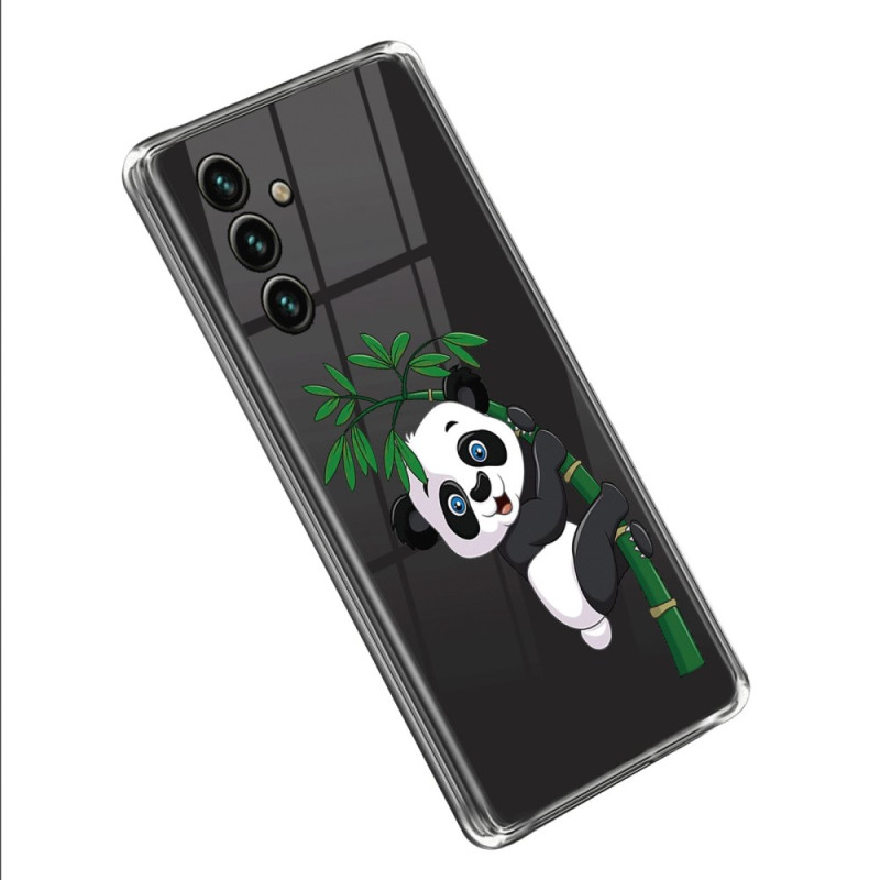 Samsung Galaxy A14 5G / A14 läpinäkyvä Panda suojakuori
