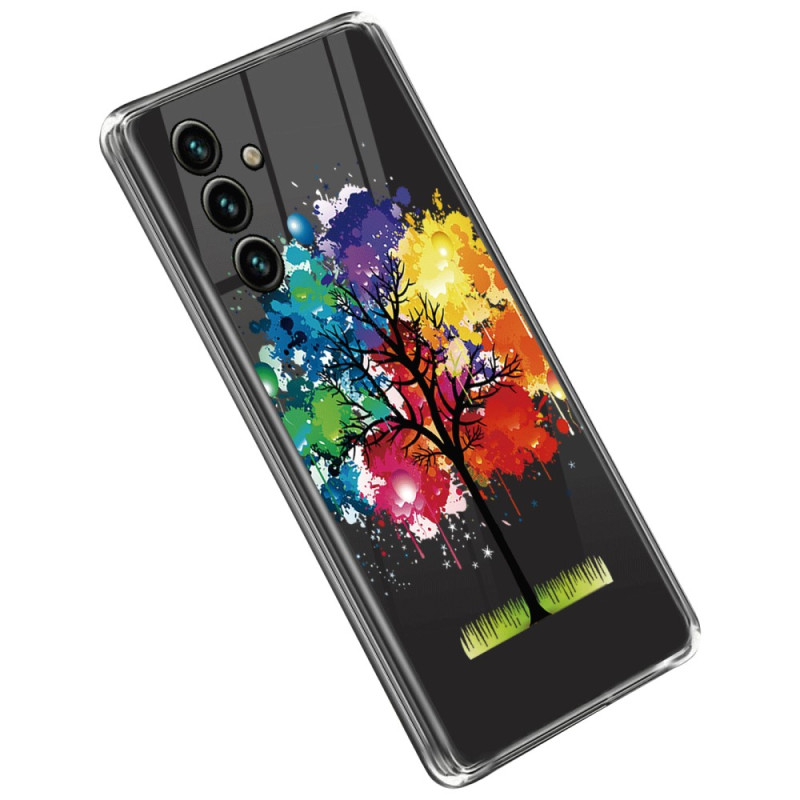 Samsung Galaxy A14 5G / A14 akvarelli puu läpinäkyvä suojakuori
