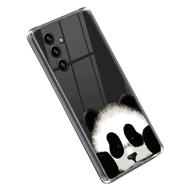 Samsung Galaxy A14 5G / A14 läpinäkyvä Panda Head suojakuori
